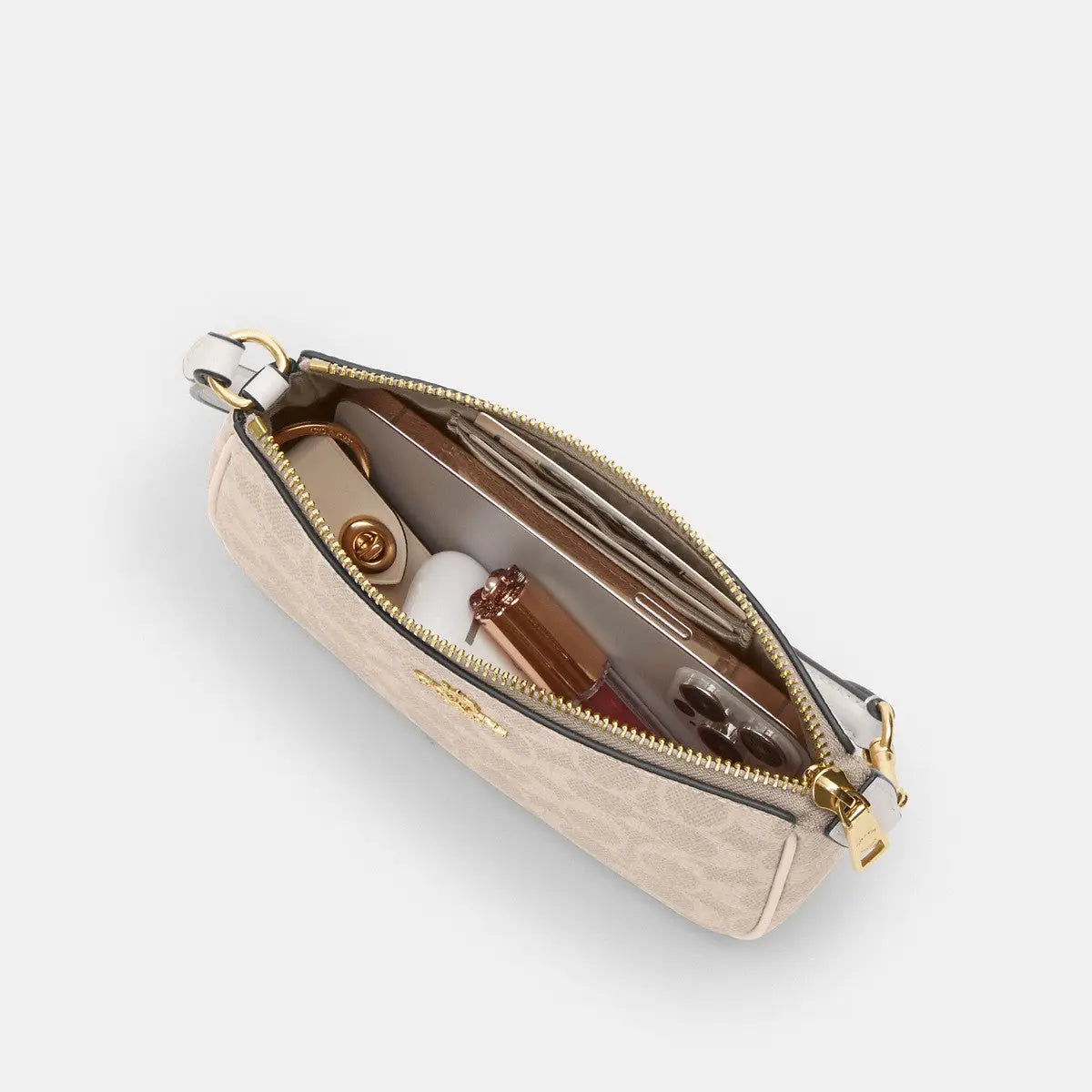 Coach Nolita 19 Signature Canvas Gold/Sand/Chalk