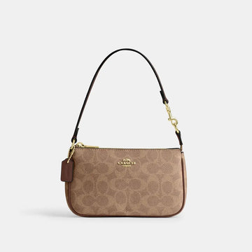 Coach Nolita 19 Signature Canvas Gold/Tan/Brown