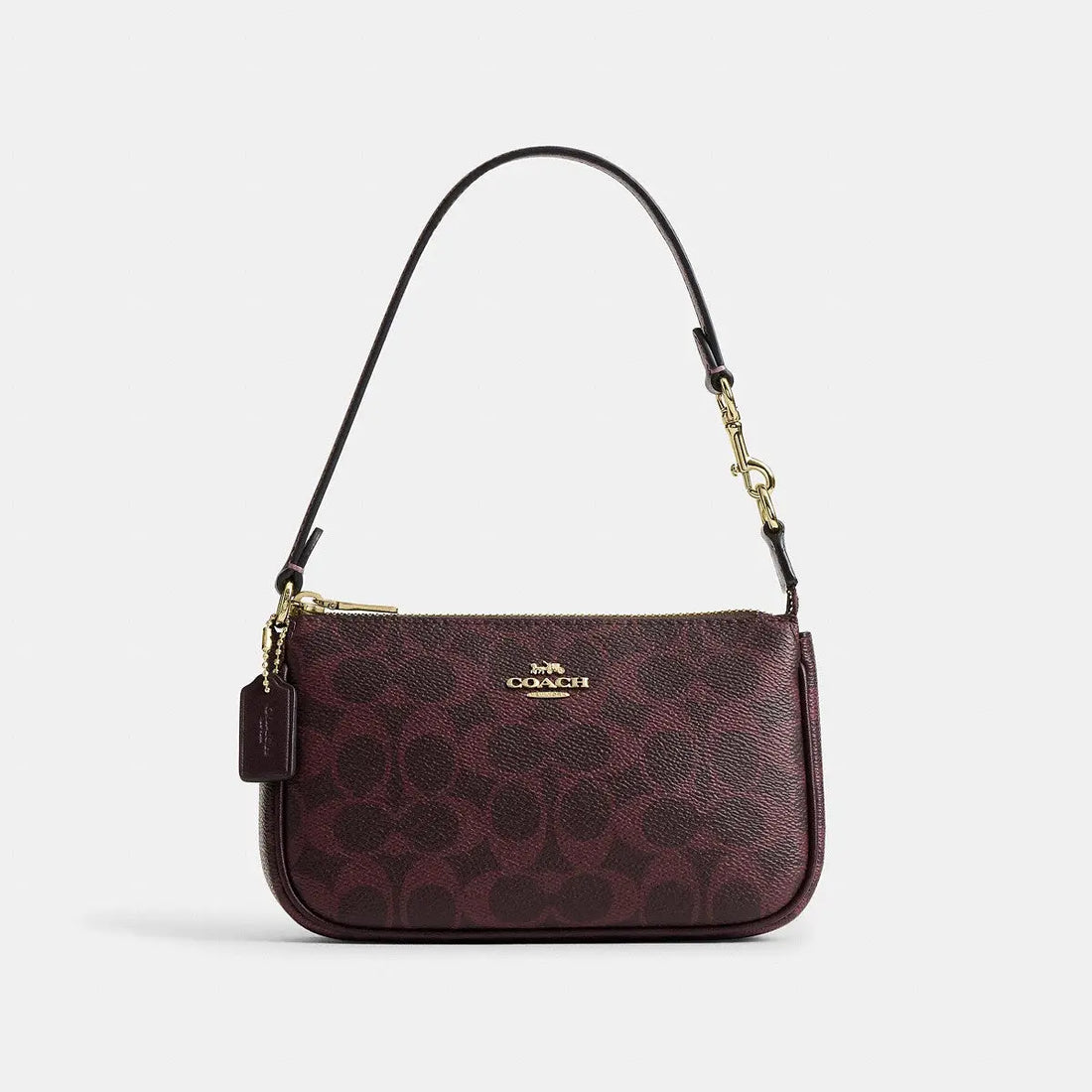 Coach Nolita 19 Signature Canvas Gold/Black Currant