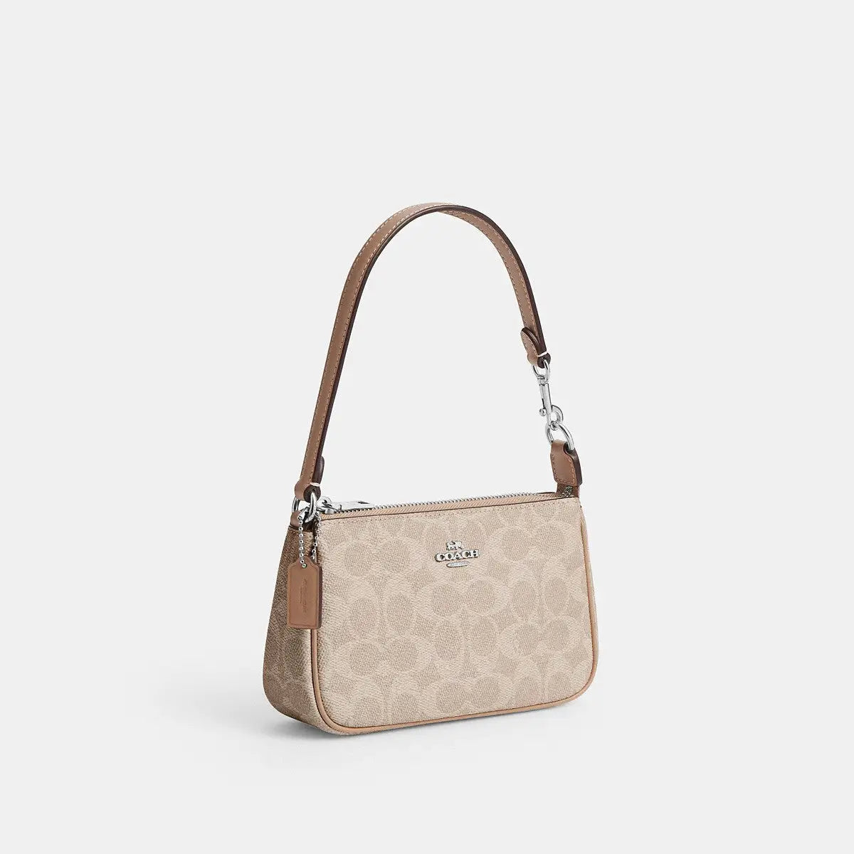 Coach Nolita 19 Signature Canvas Silver/Sand/Taupe