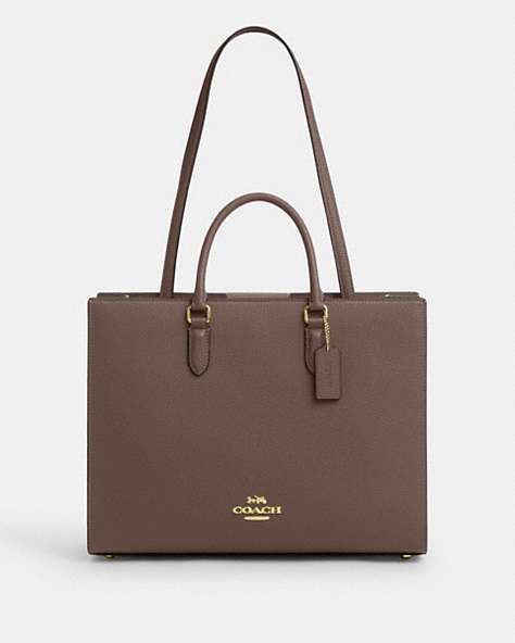 Maggie Tote Bag In Blocked Signature Canvas