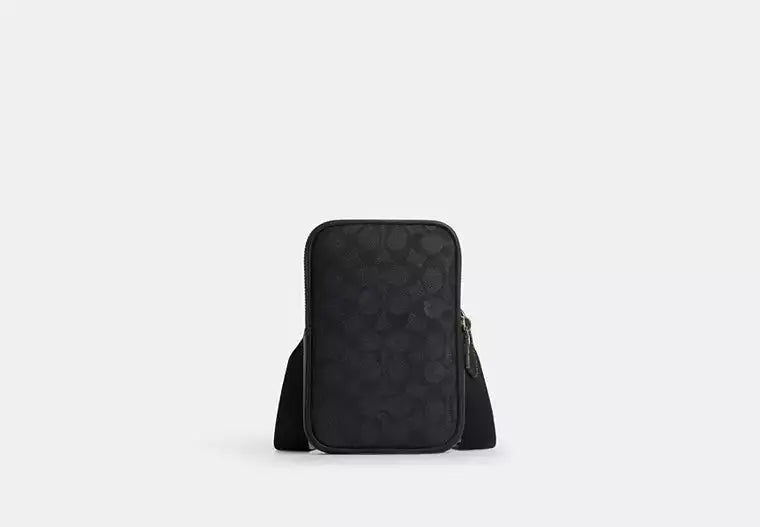 Aden Crossbody Bag In Signature Denim