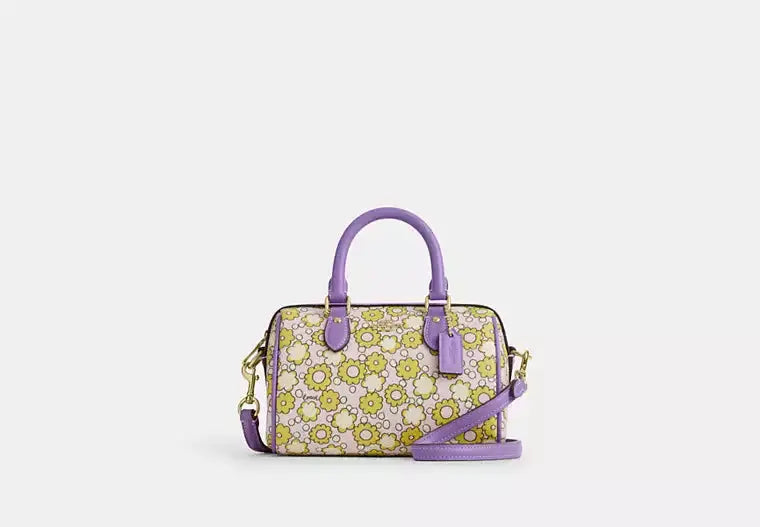Mini Rowan Crossbody Bag With Floral Print
