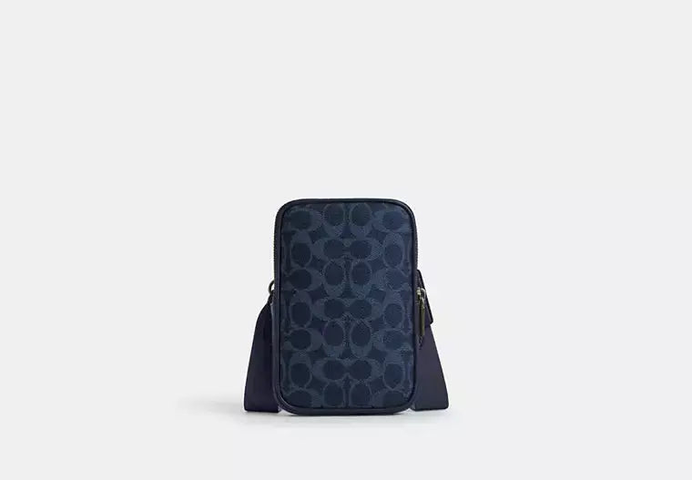 Aden Crossbody Bag In Signature Denim