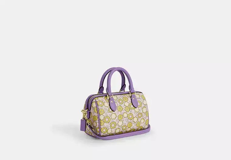 Mini Rowan Crossbody Bag With Floral Print
