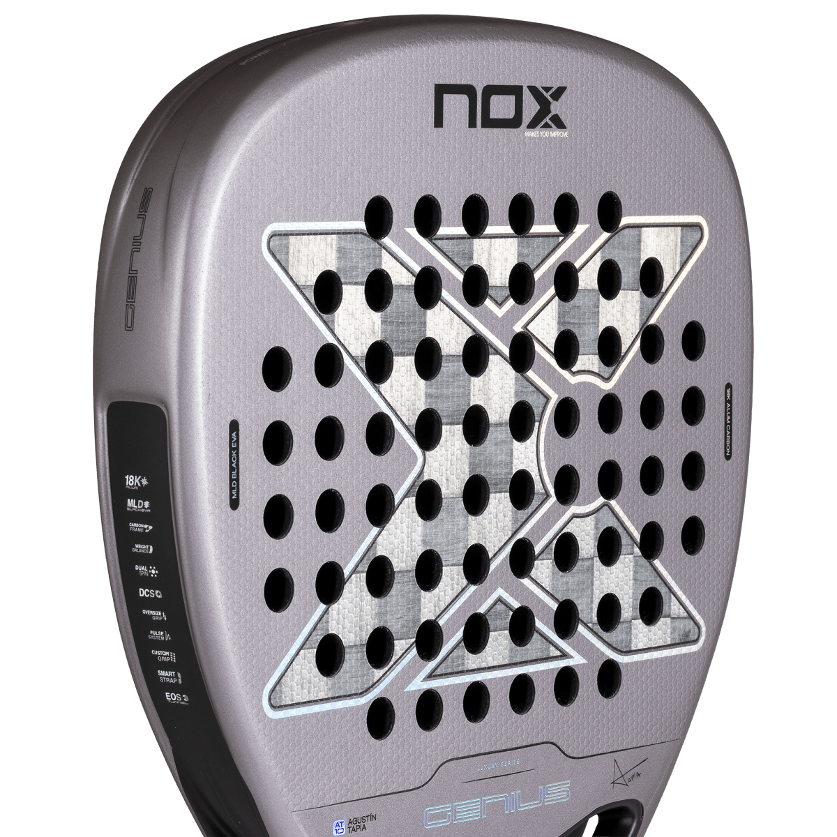 NOX Genius Attack 18K Alum 2027 padel racket